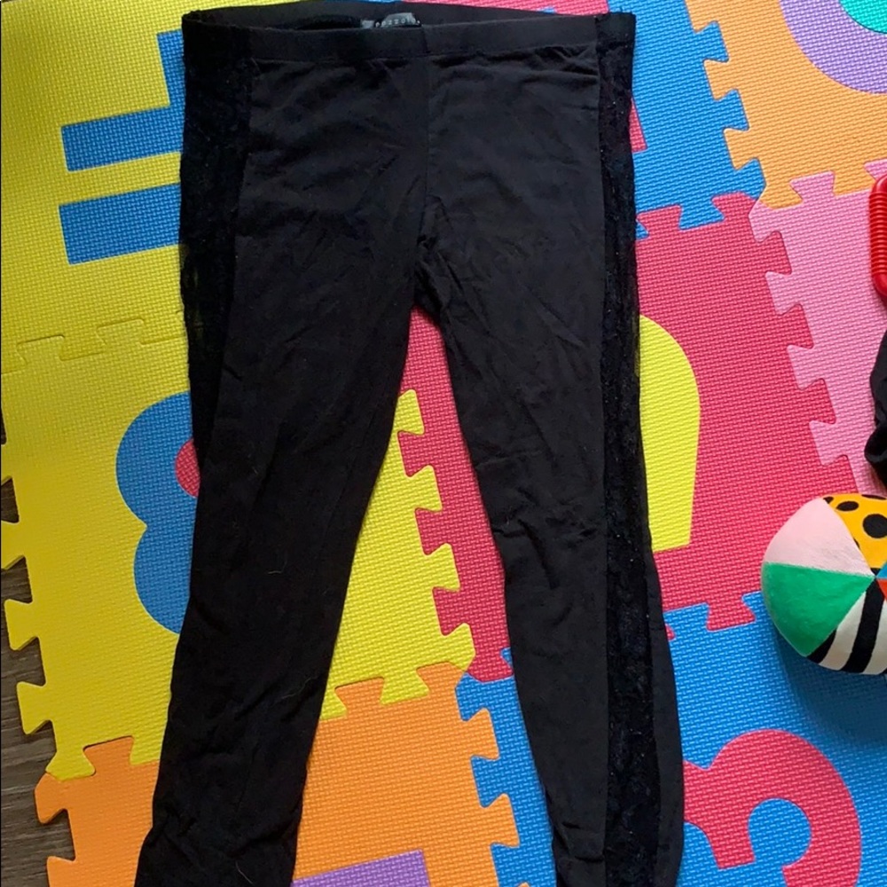 leggings with see-through sides